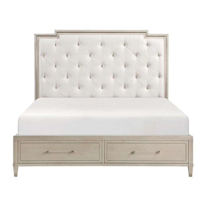 Genoa California King & Eastern King Platform Bed with Footboard Storage image