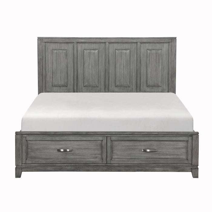Garretson (3) California King Platform Bed with Footboard Storage