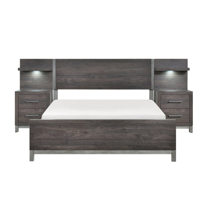 Zephyr 5pc Set Queen Wall Bed