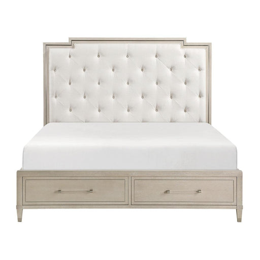 Genoa California King & Eastern King Platform Bed with Footboard Storage image