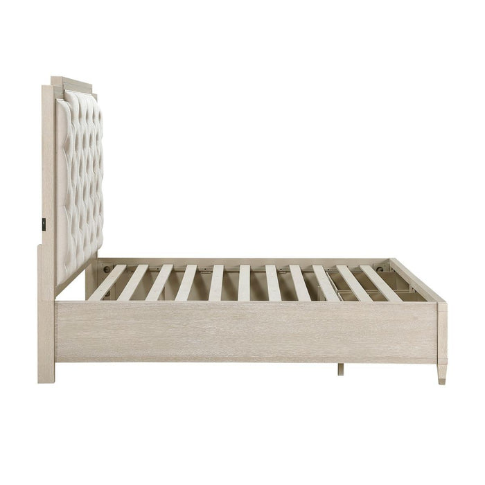 Genoa California King & Eastern King Platform Bed with Footboard Storage