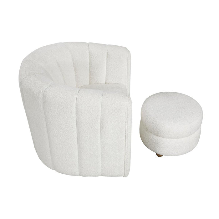Delaney Swivel Chair Blue, Green, & White