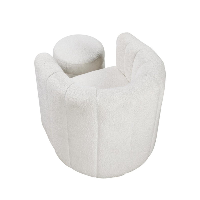Delaney Swivel Chair Blue, Green, & White