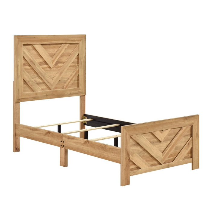 Corbin Full & Twin Bed Natural