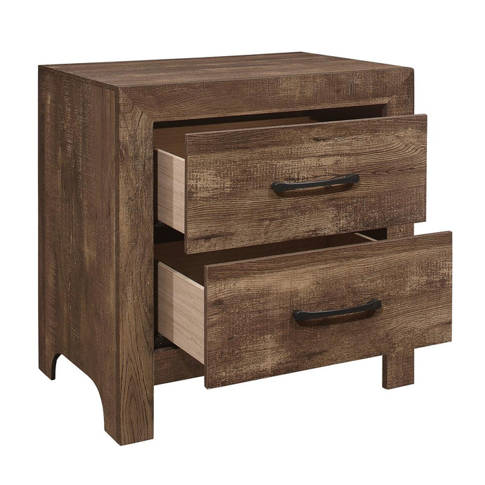 Corbin 4 & 5 Piece Twin Bed Set Oak