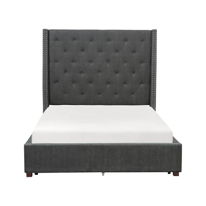 5877KGY-1EK - (2)Eastern King Platform Bed