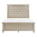 Celandine King Panel Bed in Pearl/Silver 1928K-1EK image