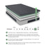 Burnham-11" Queen Green Tea Gel-Infused Memory Foam Mattress image