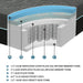 Mira-14" Gel-Infused Memory Foam Hybrid Mattress Display Cube image